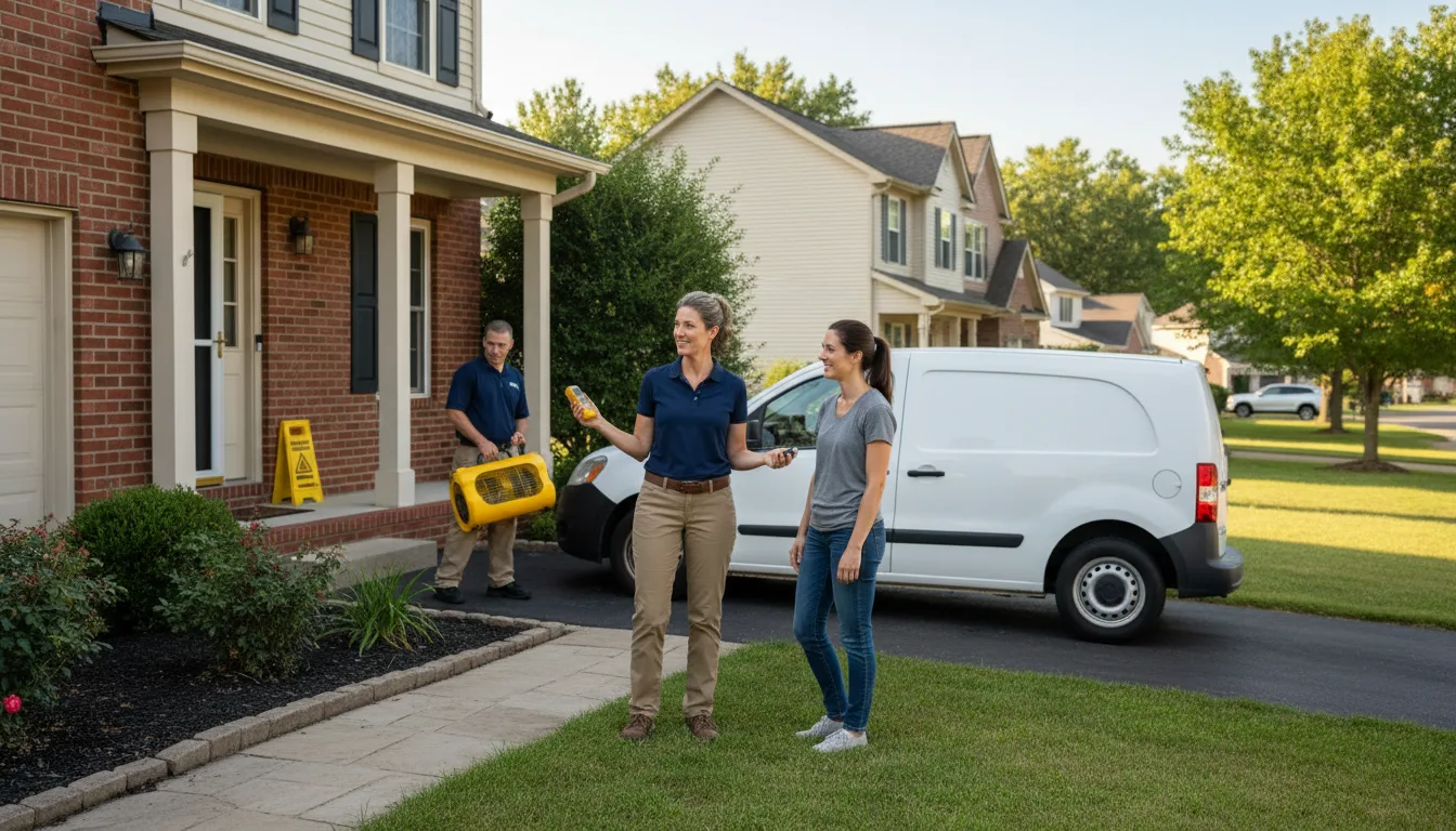Water restoration image for Fire And Smoke Damage Restoration in Nashoba, OK